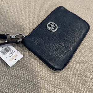 Michael Kors Fulton leather wristlet